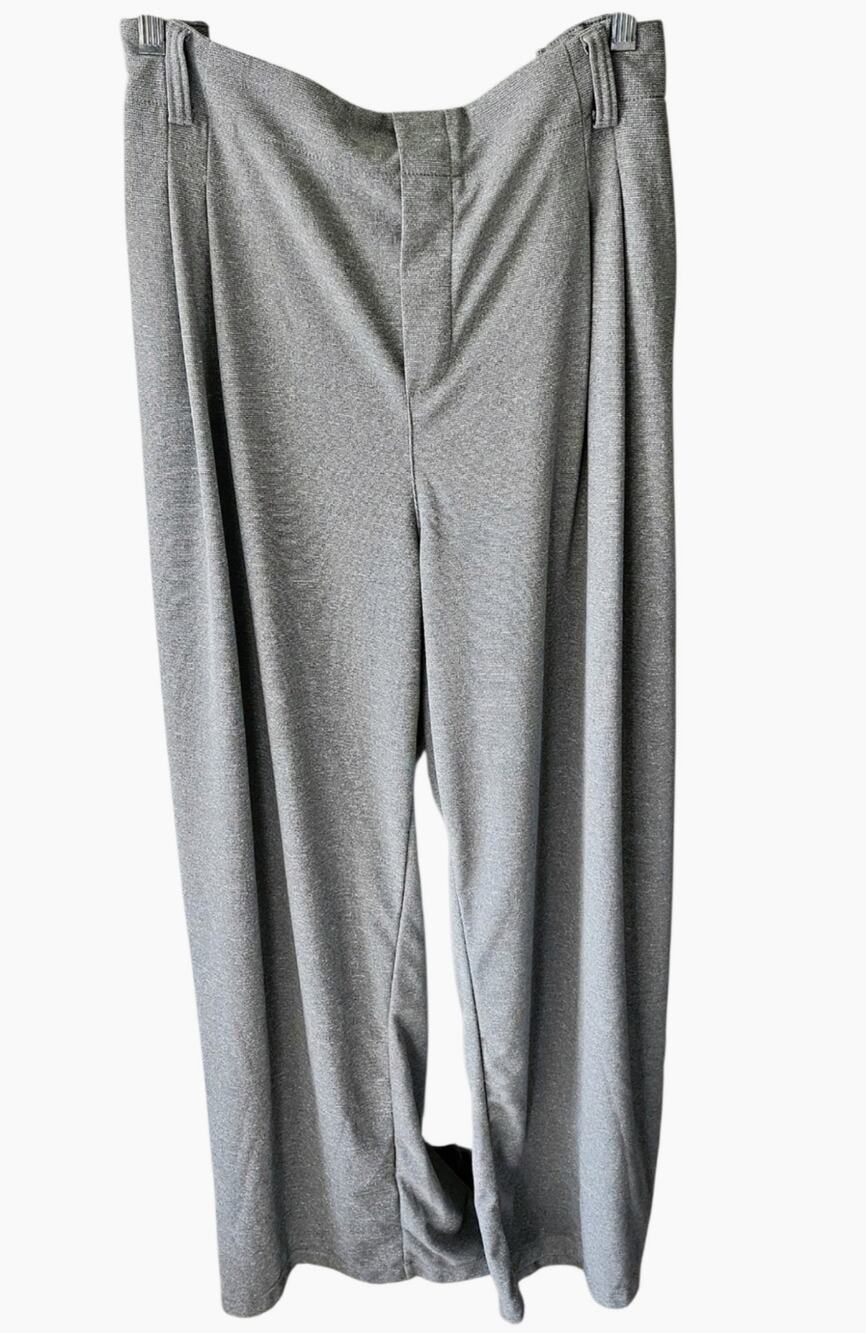 HALARA Flex Waffle Gray Relaxed Fit Wide Leg Pants Women’s SZ 2X NWT